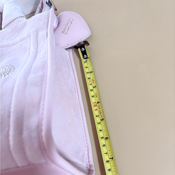 Juicy Couture Pink Crossbody Bag with Rhinestone Logo NWT - Picture 9 of 10
